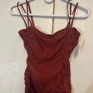 VYB  Shirred One Piece Swimsuit